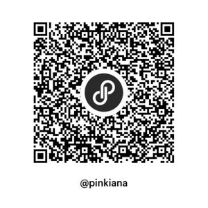 Black and White QR Code Contact Card
